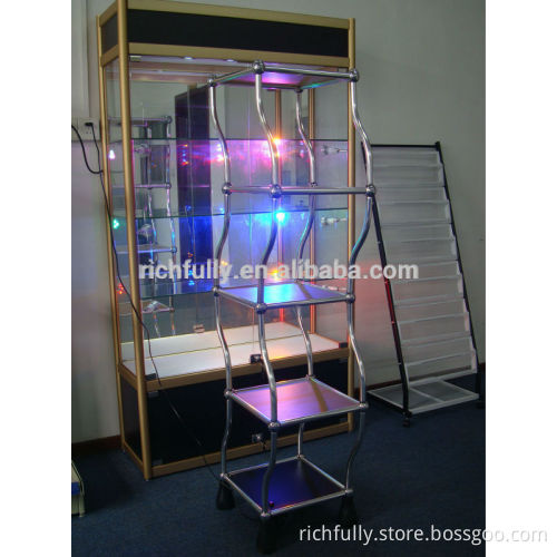 2015 popular used LED light glass showcases, used jewelry showcases